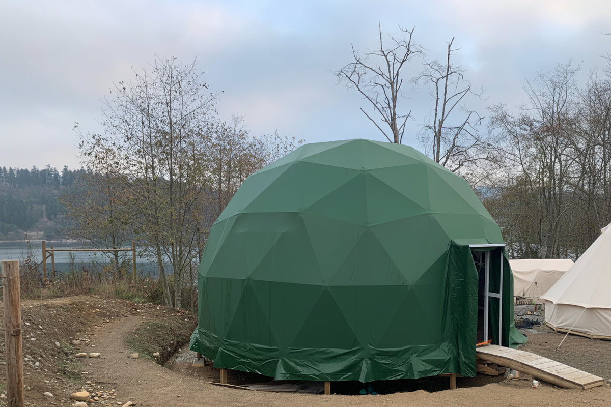 4-Season DELUXE Glamping Package Dome - 20'/6m - Phoenix Domes