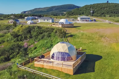4-Season DELUXE Glamping Package Dome - 20'/6m - Phoenix Domes