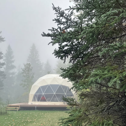 4-Season DELUXE Glamping Package Dome - 20'/6m - Phoenix Domes
