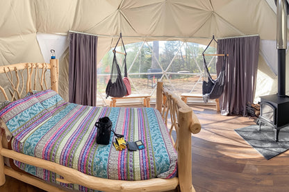4-Season DELUXE Glamping Package Dome - 20'/6m - Phoenix Domes