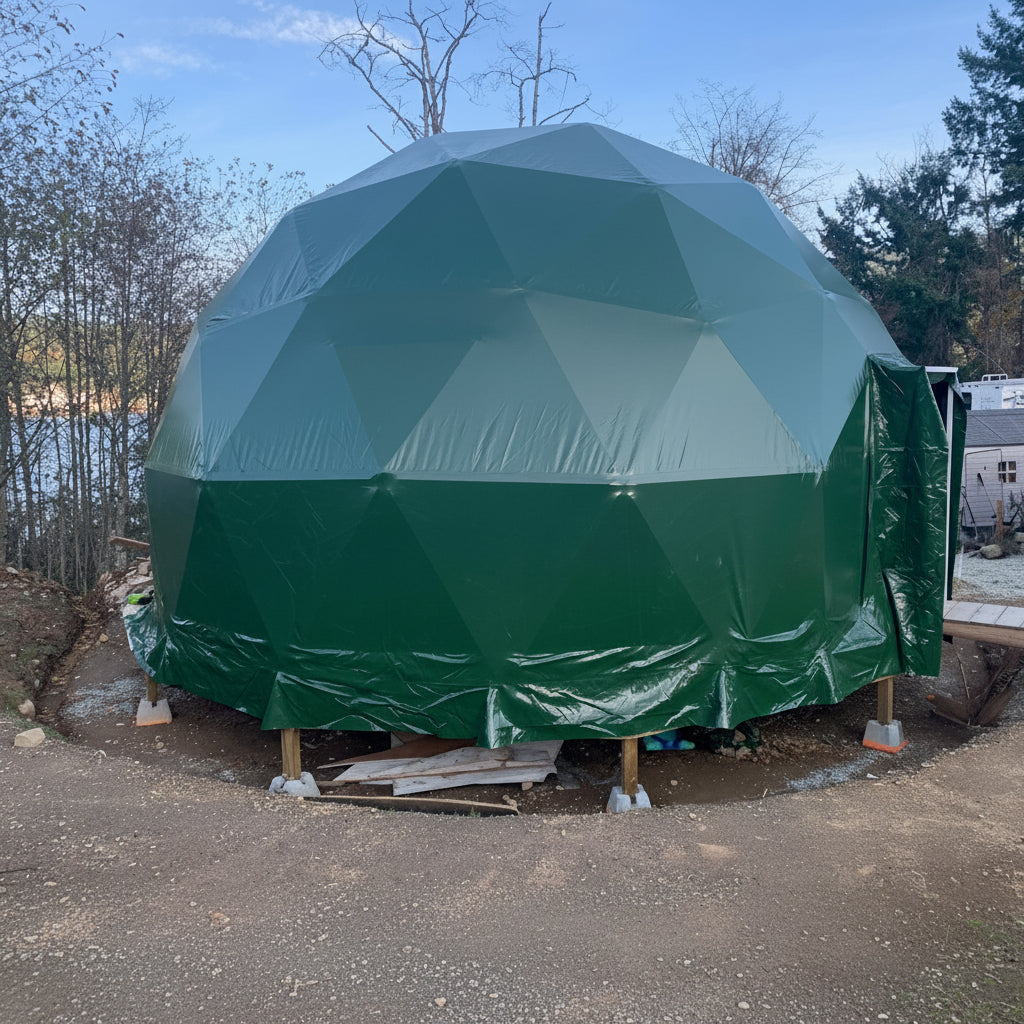 4-Season DELUXE Glamping Package Dome - 20'/6m - Phoenix Domes