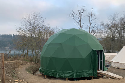 4-Season DELUXE Glamping Package Dome - 20'/6m - Phoenix Domes
