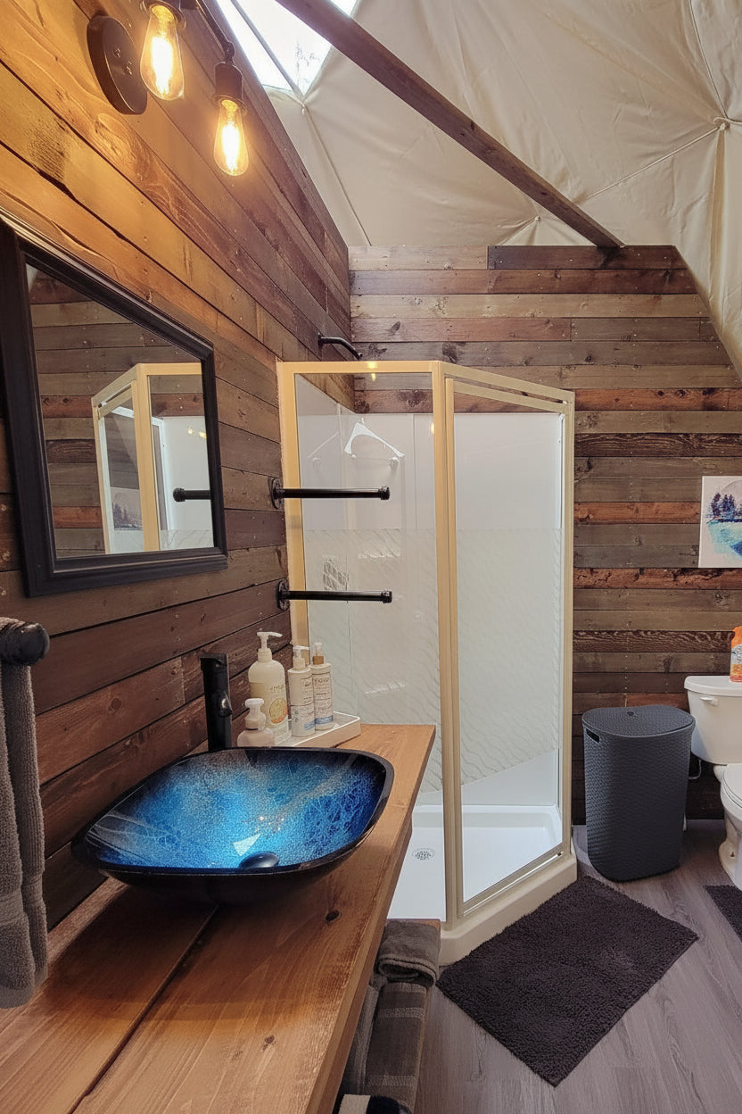 4-Season DELUXE Glamping Package Dome - 20'/6m - Phoenix Domes