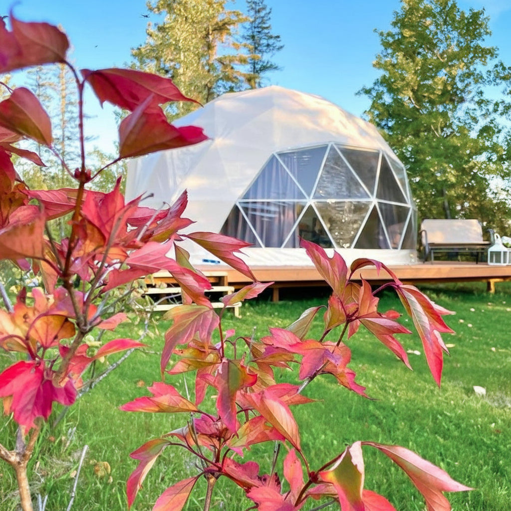 4-Season DELUXE Glamping Package Dome - 20'/6m - Phoenix Domes
