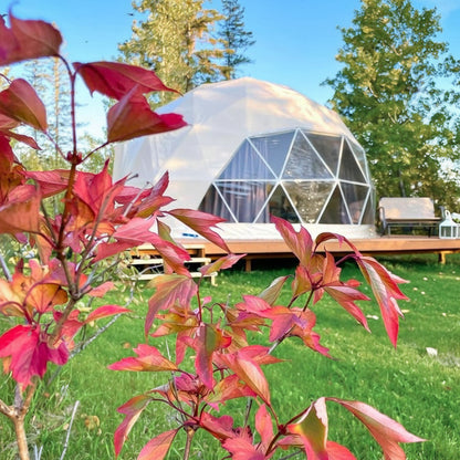 4-Season DELUXE Glamping Package Dome - 20'/6m - Phoenix Domes