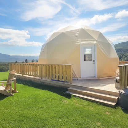 4-Season DELUXE Glamping Package Dome - 20'/6m - Phoenix Domes