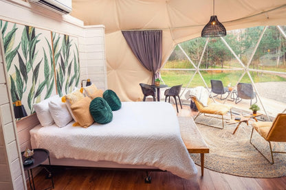4-Season DELUXE Glamping Package Dome - 23'/7m - Phoenix Domes
