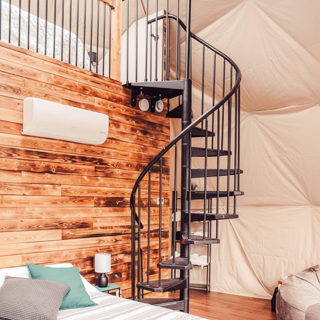4-Season DELUXE Glamping Package Dome - 26'/8m - Phoenix Domes