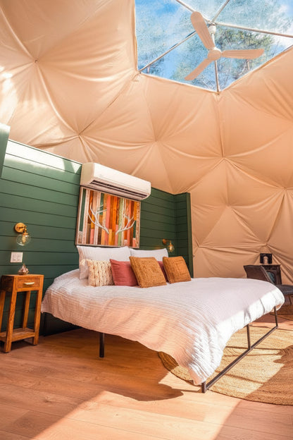 4-Season DELUXE Glamping Package Dome - 26'/8m - Phoenix Domes