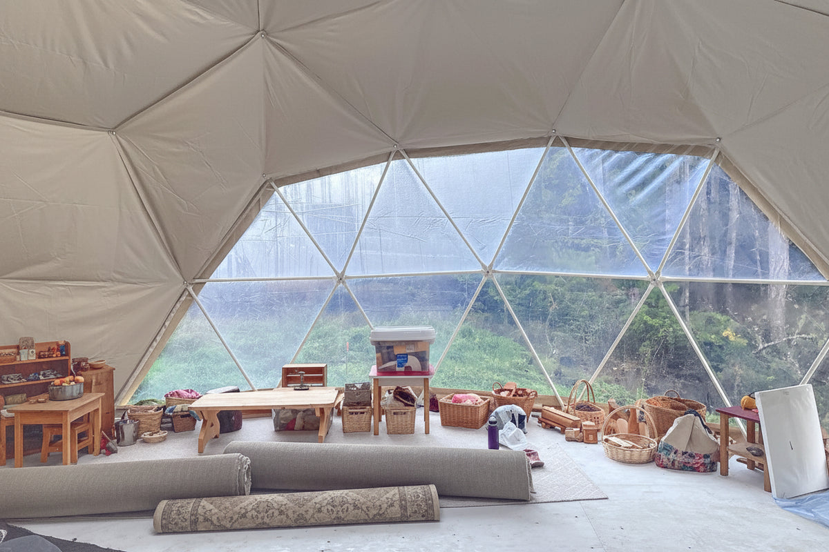 4-Season DELUXE Glamping Package Dome - 26'/8m - Phoenix Domes