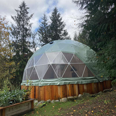 4-Season DELUXE Glamping & Yoga Package Dome - 30'/9m - Phoenix Domes