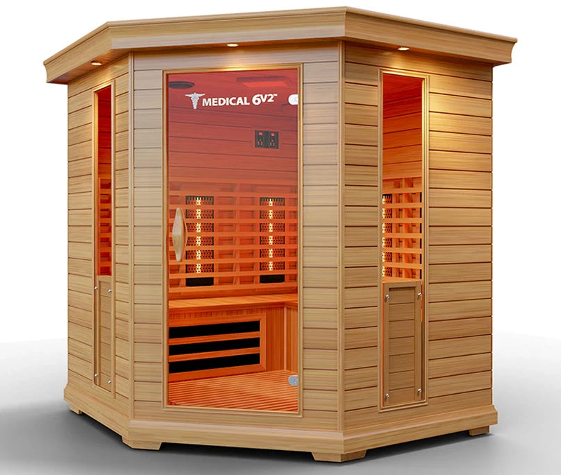 Modern Reform Medical 6 Plus — 6-Person Full-Spectrum Infrared Sauna