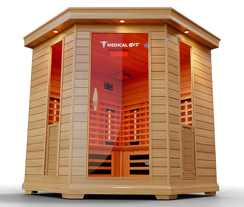 Modern Reform Medical 6 Plus — 6-Person Full-Spectrum Infrared Sauna