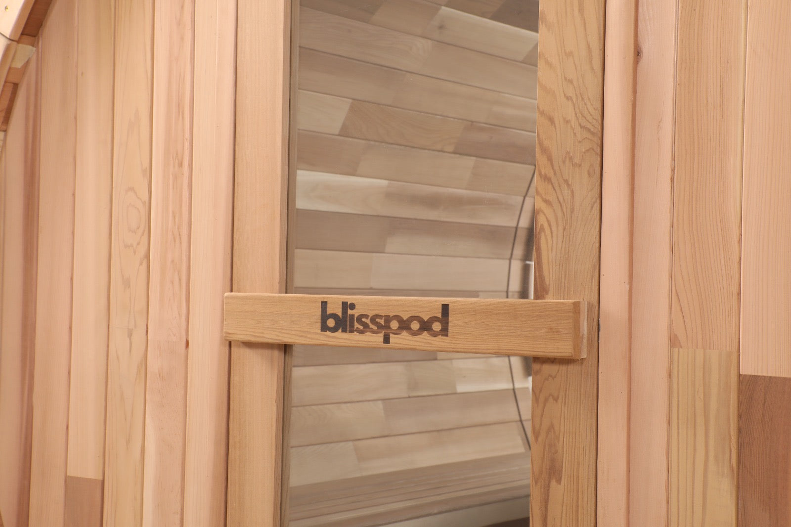 Blisspod Prague Porch — Canadian Red Cedar Outdoor Barrel Sauna
