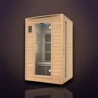 __tsh_featured__ 2-Person Carbon Infrared Sauna - Canadian Hemlock Wooden Sau