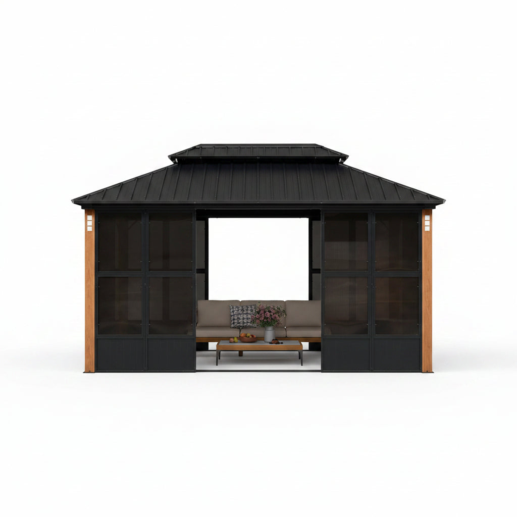 __tsh_featured__ Alora Prestige Premium Hardtop Double Top Outdoor Patio Sola