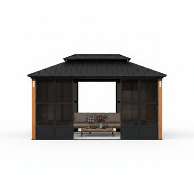 Alora Prestige — Hardtop Double-Top Patio Sunroom