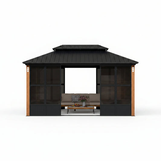 __tsh_featured__ Alora Prestige Premium Hardtop Double Top Outdoor Patio Sola