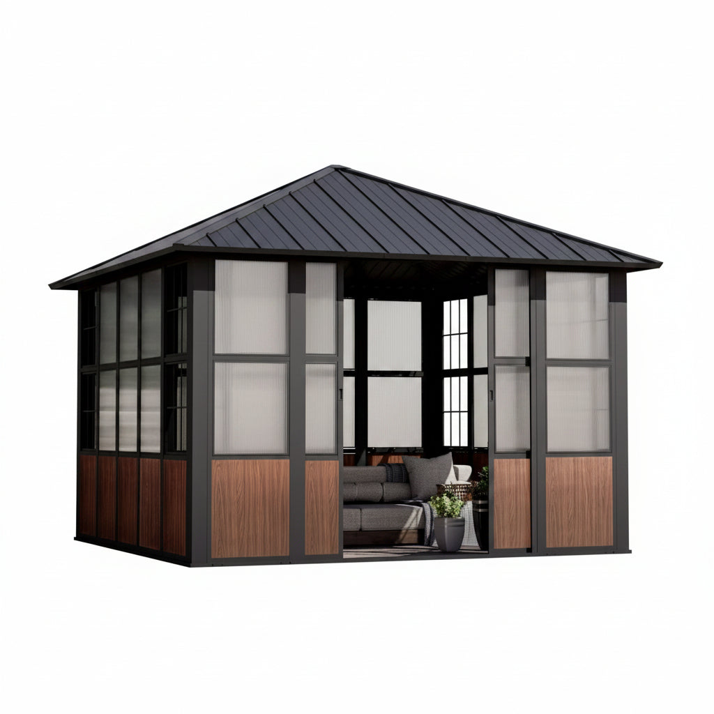 __tsh_featured__ Alora Grandview Premium Hardtop Aluminum Sunroom Solarium Wi