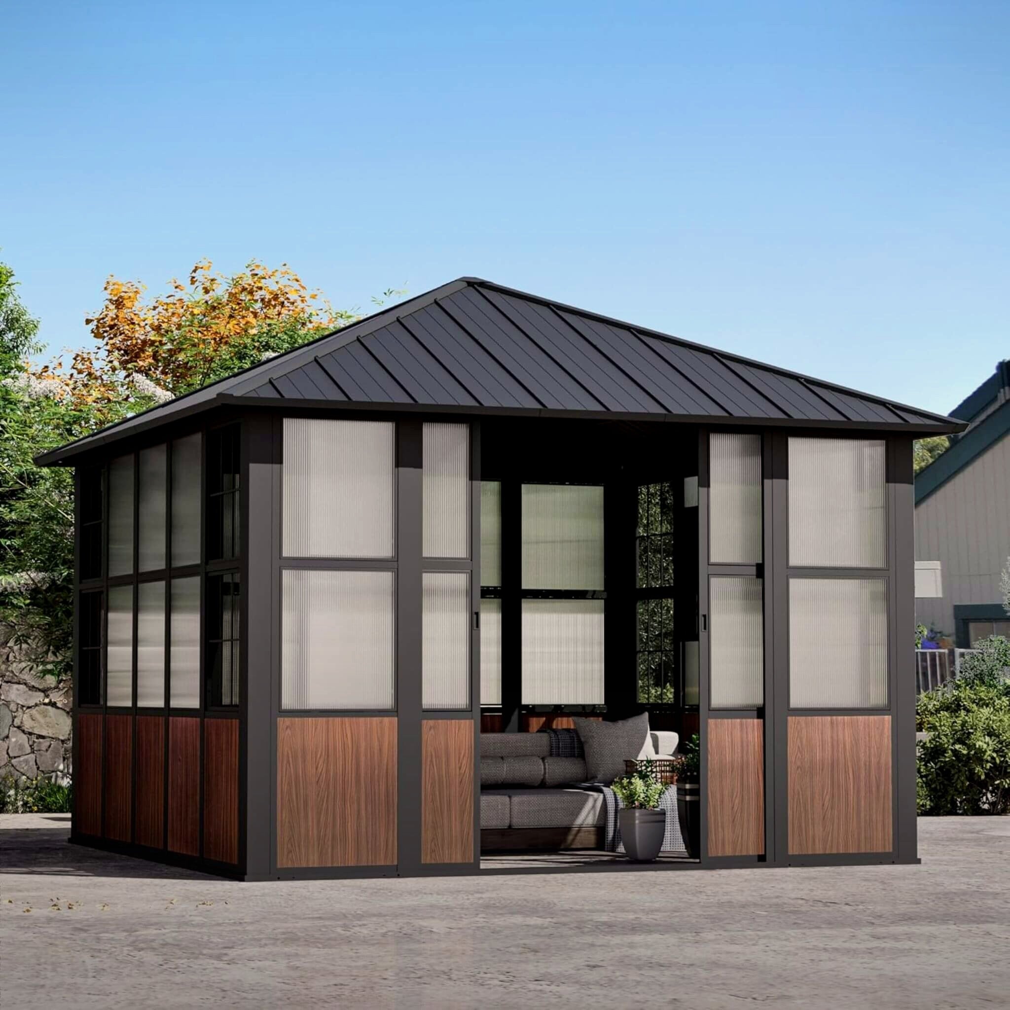 __tsh_featured__ Alora Grandview Premium Hardtop Aluminum Sunroom Solarium Wi