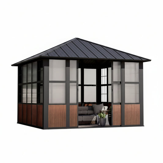 __tsh_featured__ Alora Grandview Premium Hardtop Aluminum Sunroom Solarium Wi