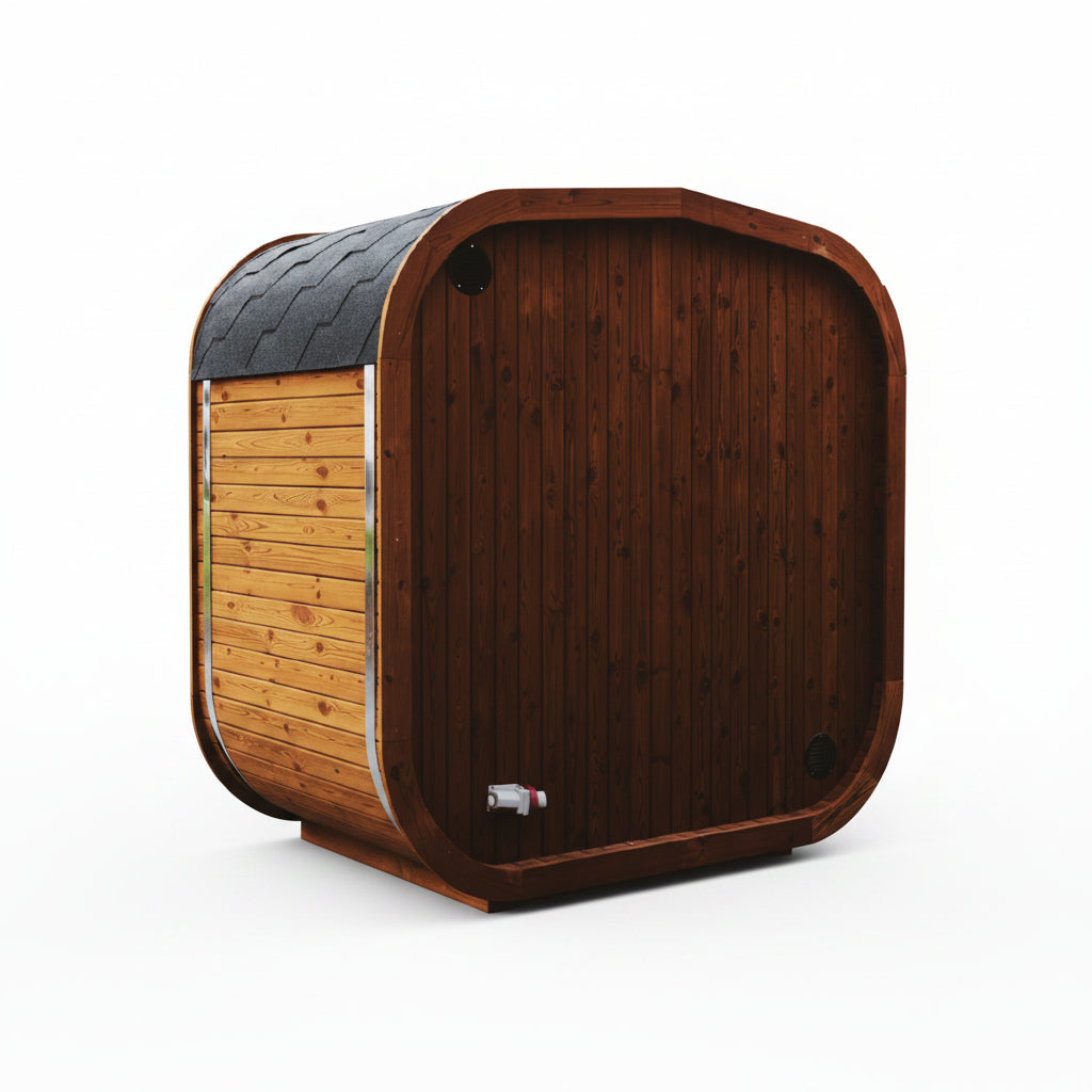 __tsh_featured__ Mande MW20 — Outdoor ThermoWood Barrel Sauna