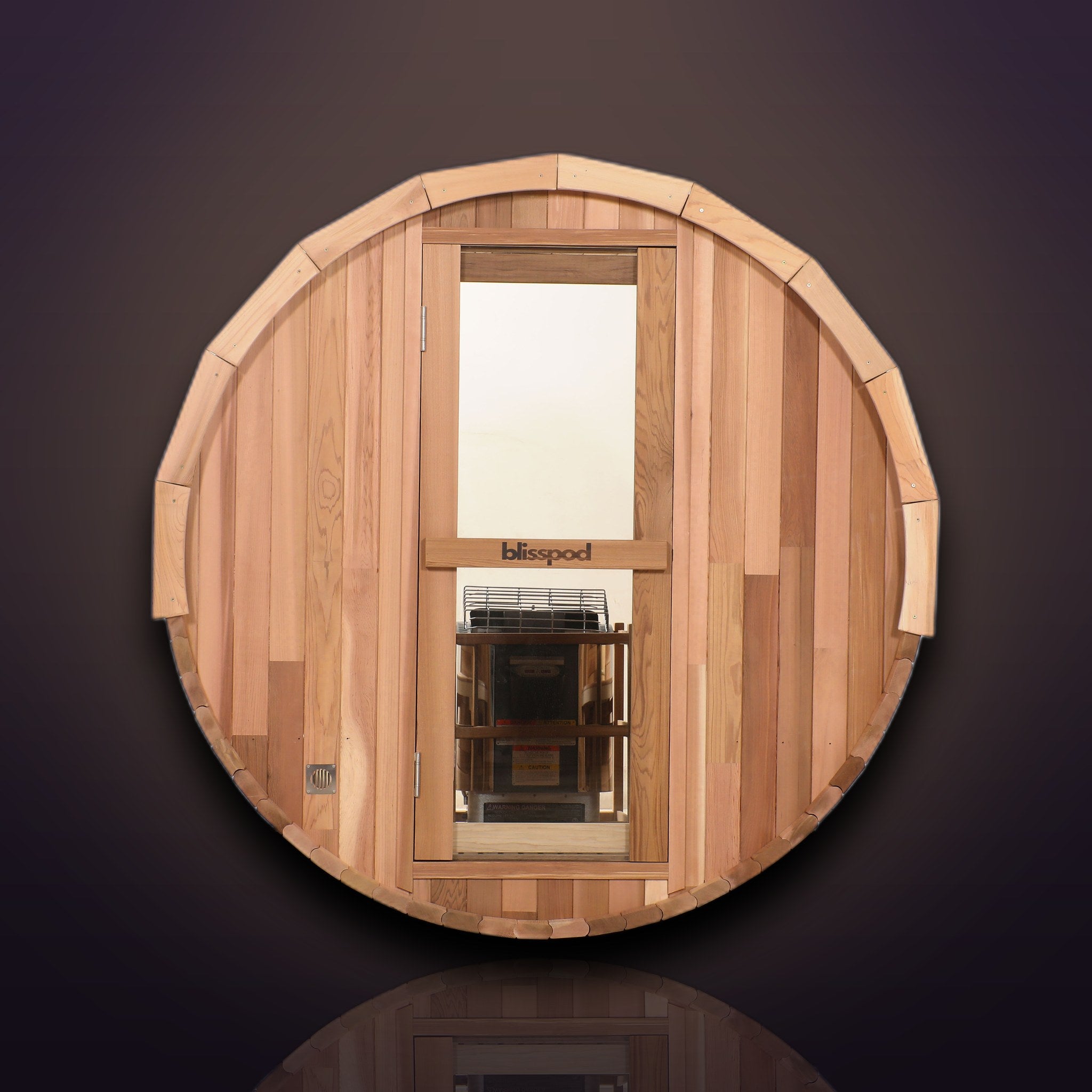 __tsh_featured__ Blisspod | Prague | Canadian Red Cedar Outdoor Steam Barell 