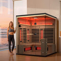 __tsh_featured__ Rövia Ember 4-Person Full-Spectrum Infrared Sauna With Himal