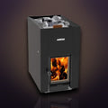 __tsh_featured__ Harvia GreenFlame ES 22 Linear 15.7KW Black Wood Sauna Stove