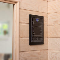 Infrared Sauna Built for Daily Wellness, Canadian Hemlock Wood, 6 Carbon Panels, 2 Person Capacity