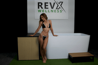 Acrylic Cold Plunge Tub Built for Full Immersion, LUX Chiller System, Insulated Walls, Adjustable Jets