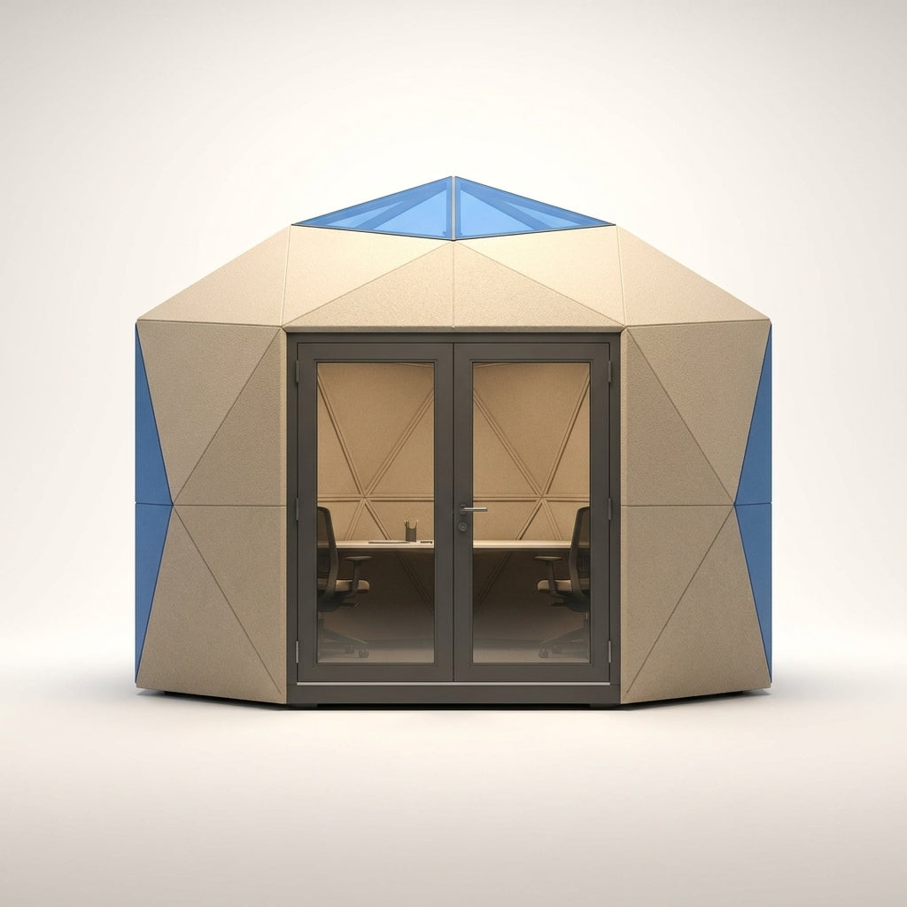 Outdoor Studio Pod Built for Creative Spaces, Weather-Resistant Materials, Contemporary Design, Multi-Use — Studio Shot