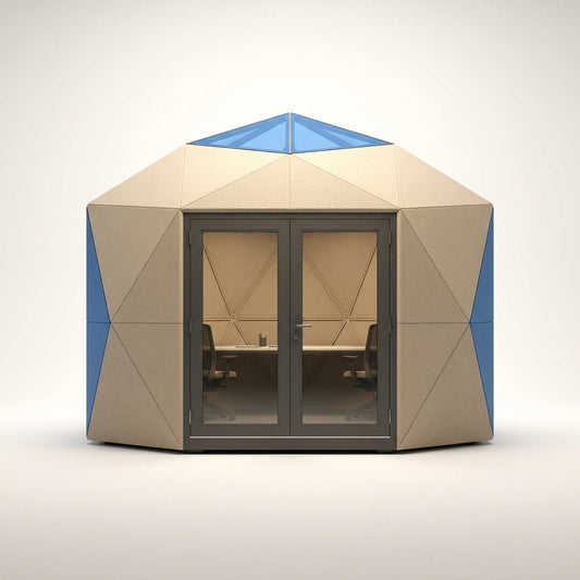 Outdoor Studio Pod Built for Creative Spaces, Weather-Resistant Materials, Contemporary Design, Multi-Use — Studio Shot
