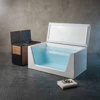 RevX X Tub — Acrylic Cold Plunge with LUX Chiller — Studio Shot