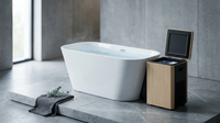 RevX X Tub — Acrylic Cold Plunge with LUX Chiller — Lifestyle