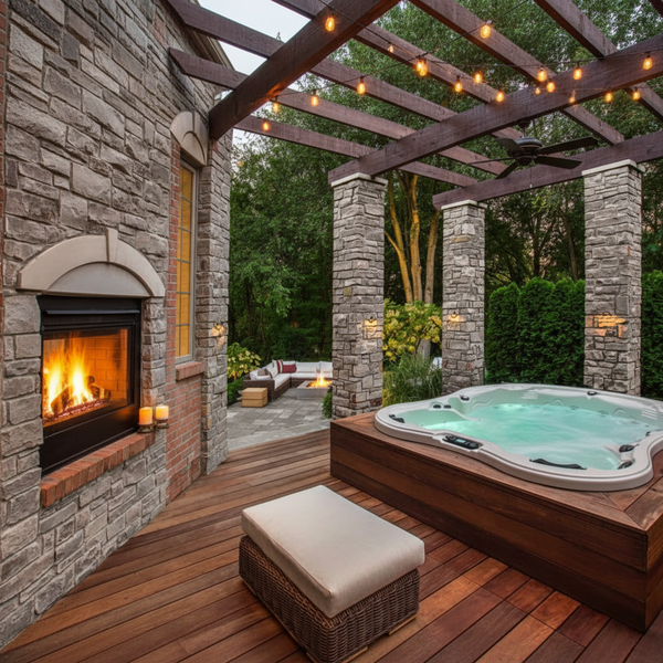 Monarch Hot Tub — 5-Person Outdoor Spa
