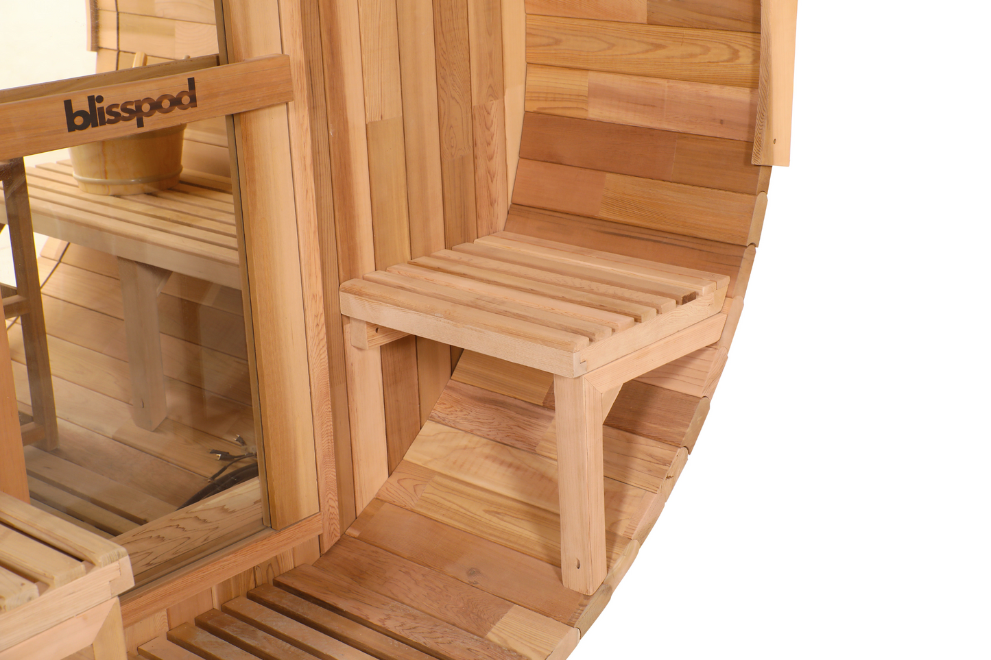 Blisspod Prague — Canadian Red Cedar Outdoor Barrel Sauna