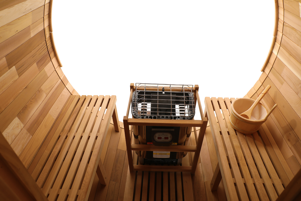 Blisspod Prague — Canadian Red Cedar Outdoor Barrel Sauna
