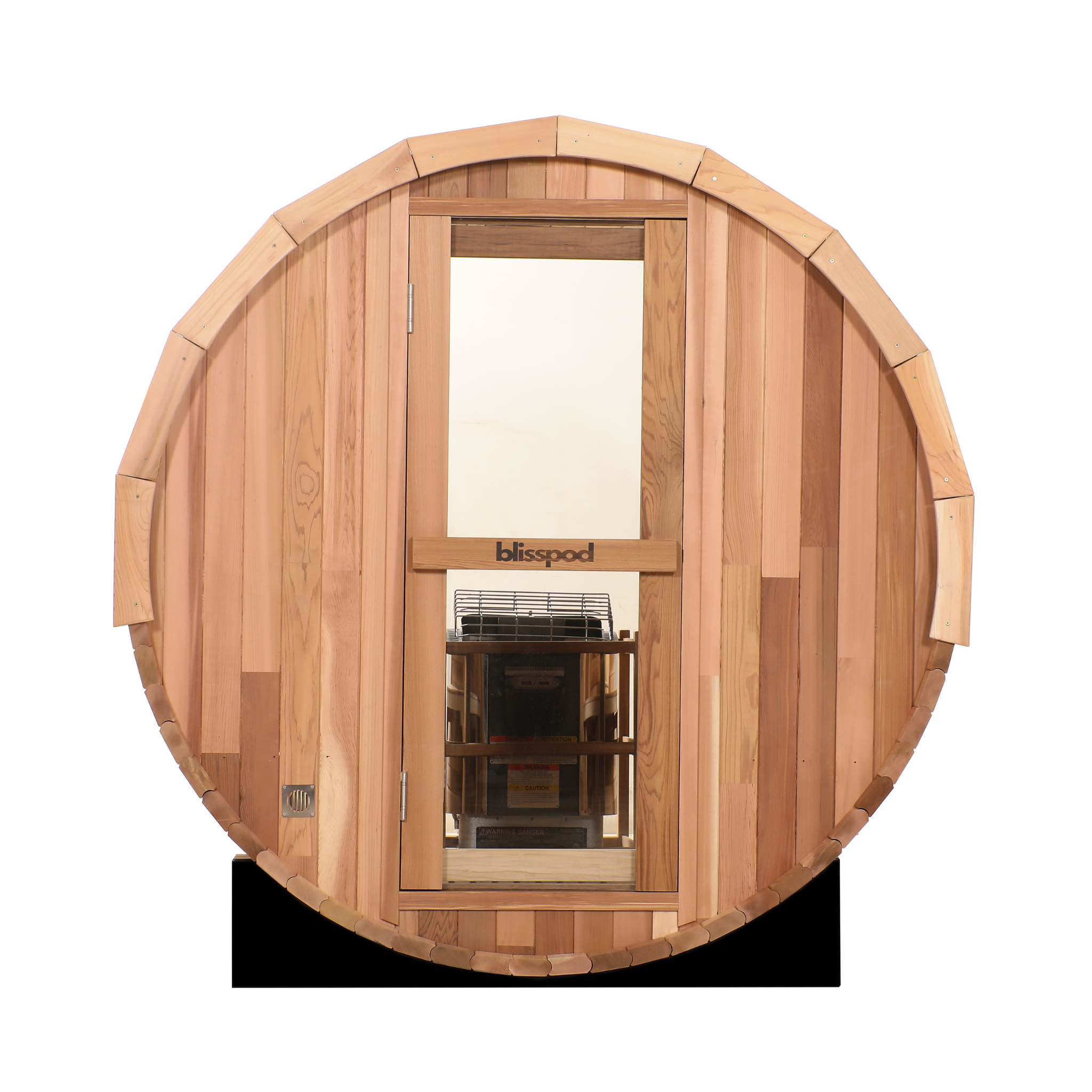 Blisspod Prague — Canadian Red Cedar Outdoor Barrel Sauna