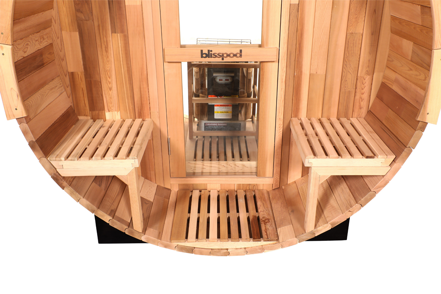 Blisspod Prague — Canadian Red Cedar Outdoor Barrel Sauna
