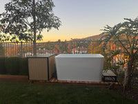 Acrylic Cold Plunge Tub Built for Full Immersion, LUX Chiller System, Insulated Walls, Adjustable Jets
