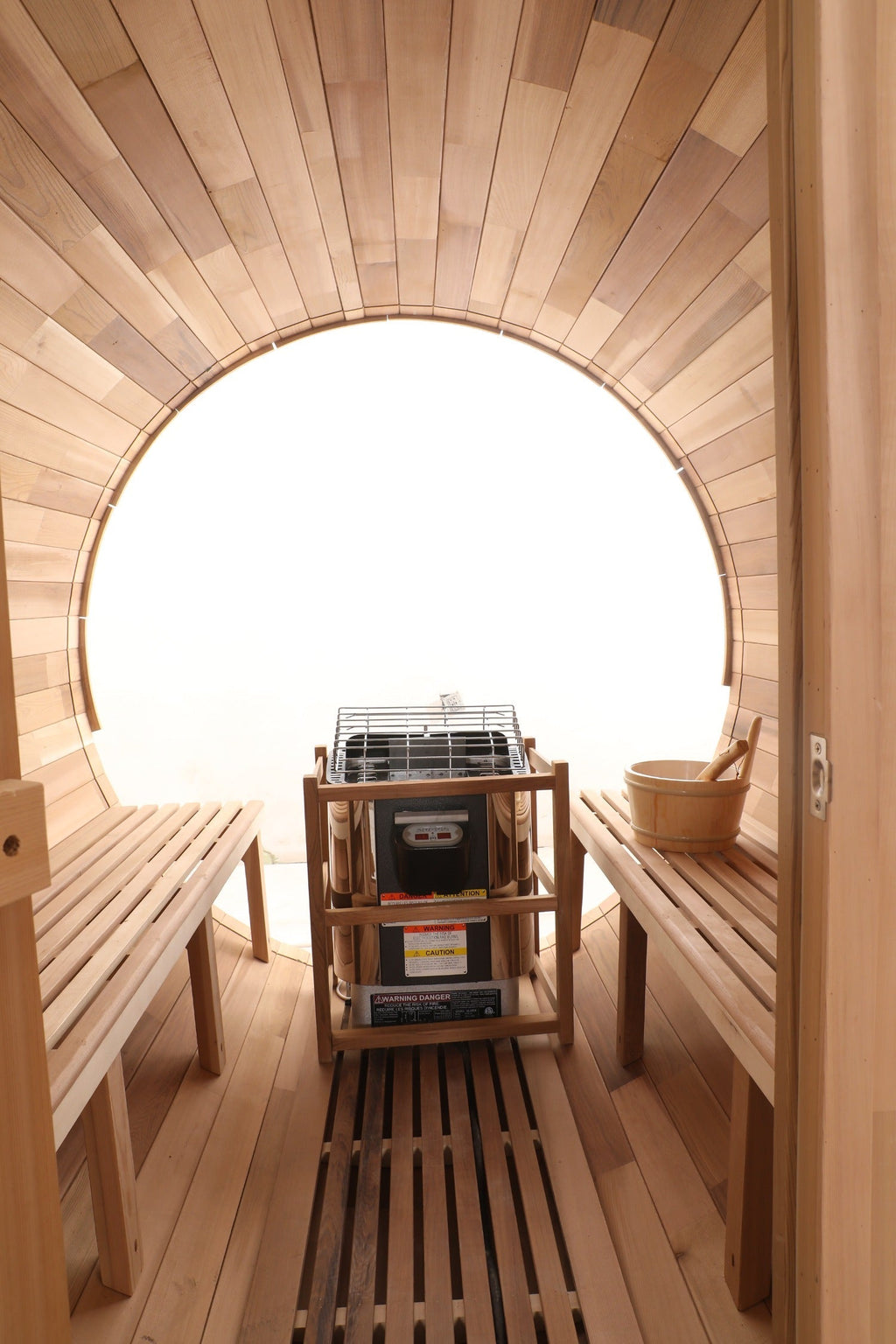 Blisspod Prague — Canadian Red Cedar Outdoor Barrel Sauna