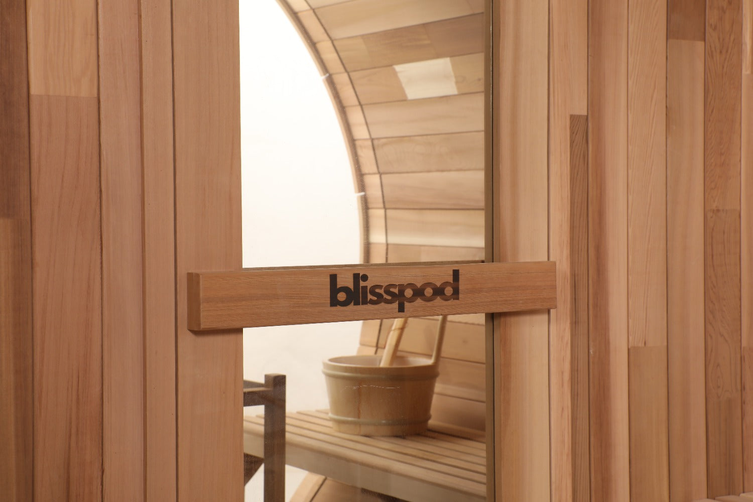 Blisspod Prague — Canadian Red Cedar Outdoor Barrel Sauna