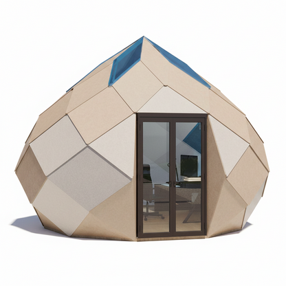 Zomes Pod — 120 sq ft Outdoor Office Pod