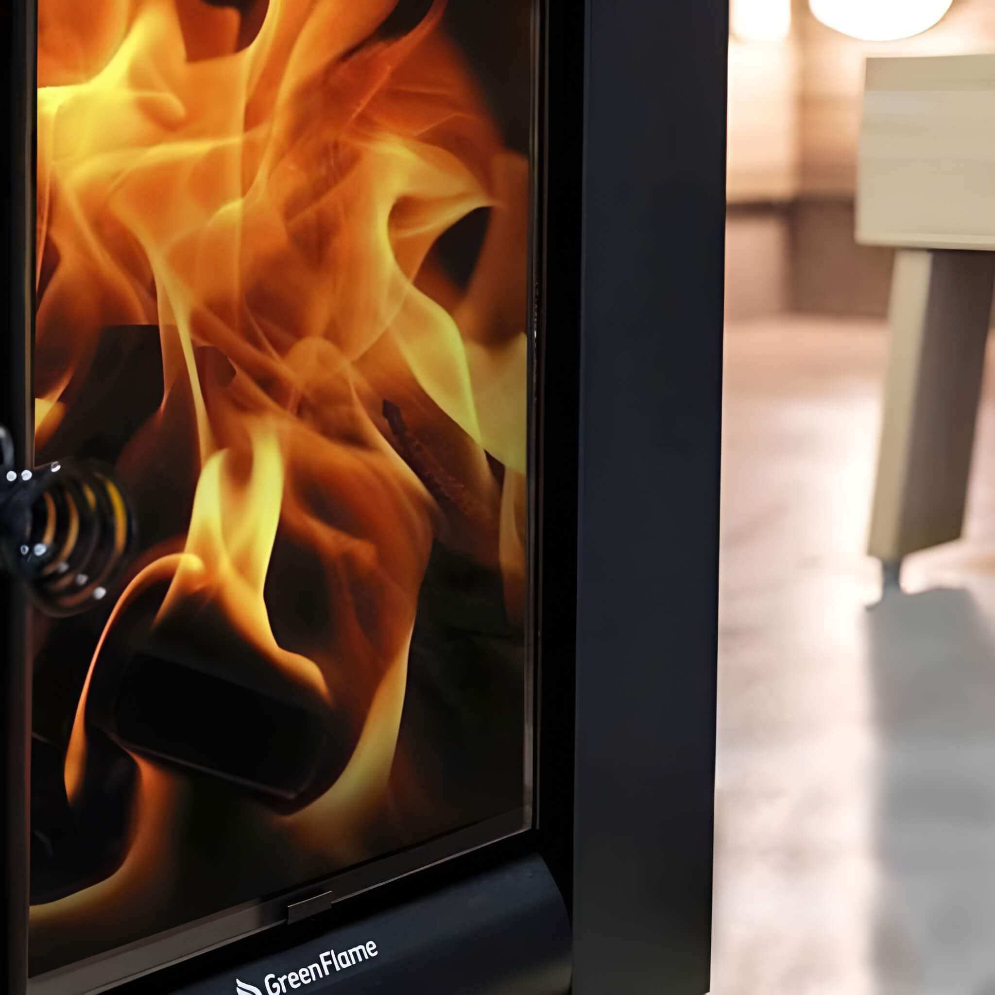 Harvia GreenFlame ES 22 Linear — 15.7kW Wood Sauna Stove