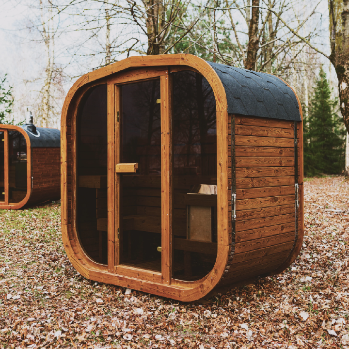 Mande MW20 — Outdoor ThermoWood Barrel Sauna