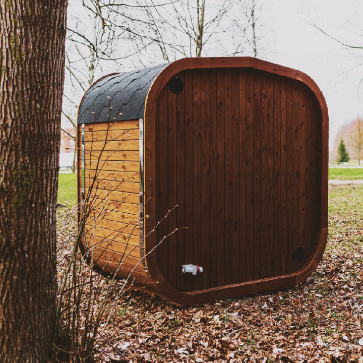 Mande MW20 — Outdoor ThermoWood Barrel Sauna