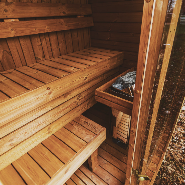 Mande MW20 — Outdoor ThermoWood Barrel Sauna
