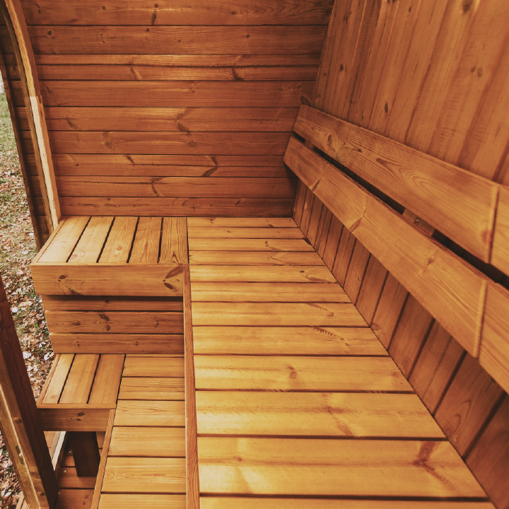 Mande MW20 — Outdoor ThermoWood Barrel Sauna