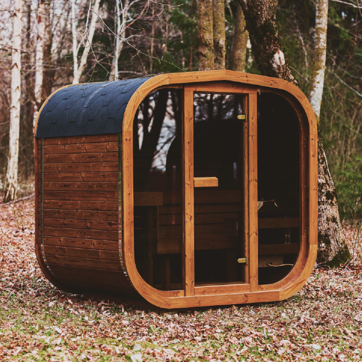 Mande MW20 — Outdoor ThermoWood Barrel Sauna
